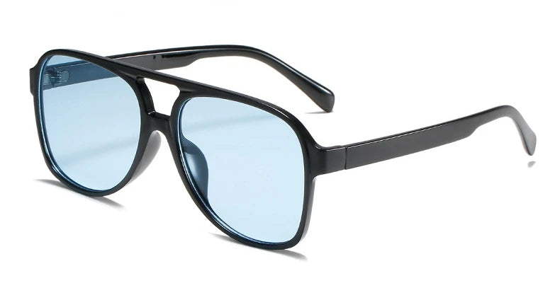 TEEK - Pilot Fox Sunglasses EYEGLASSES theteekdotcom Black Blue  