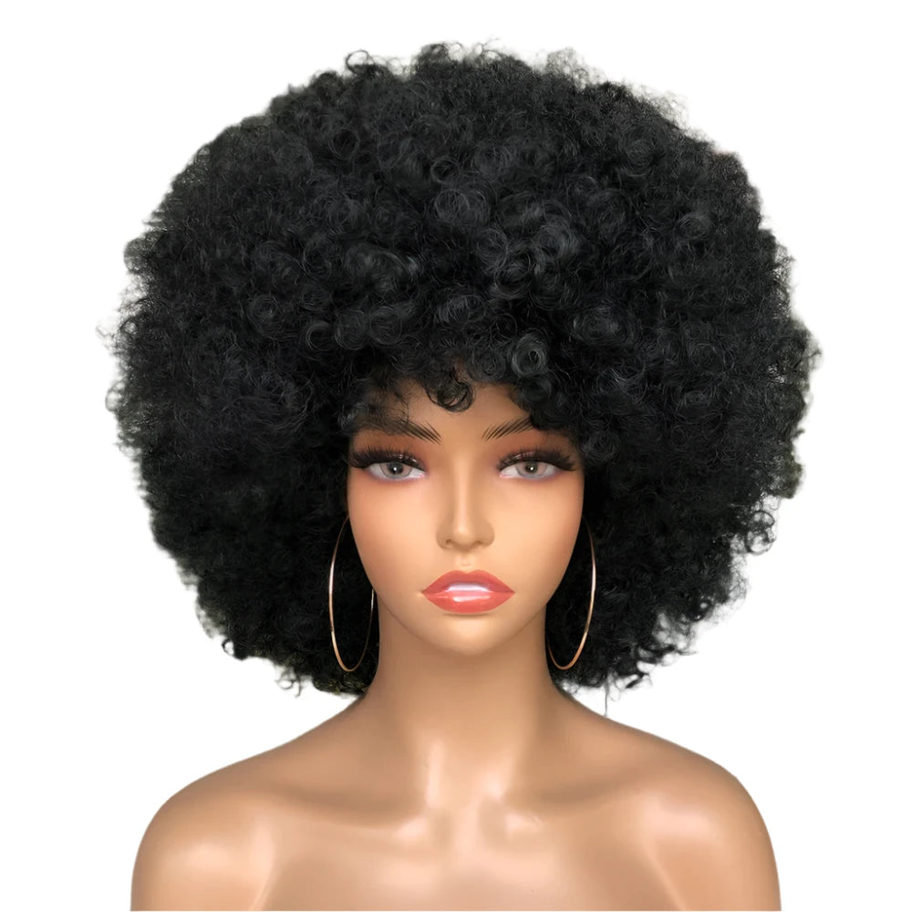 TEEK - Short Hair Afro Curly Wig HAIR theteekdotcom 1B 10inches 