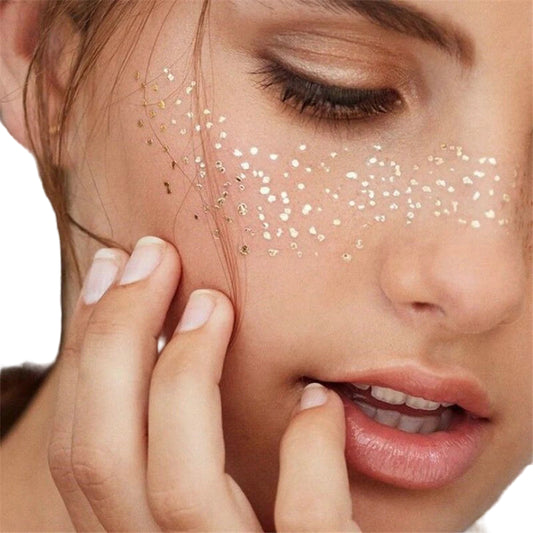 TEEK - Gold Face Waterproof Freckles Temporary Tattoos MAKEUP theteekdotcom