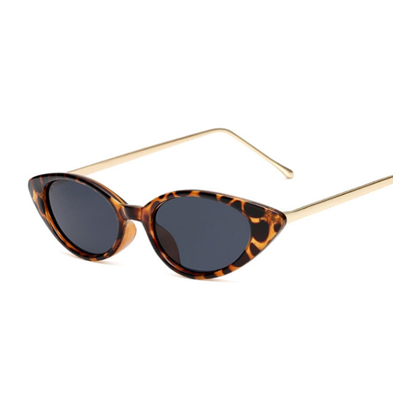 TEEK - Retro Point Vintage Sunglasses EYEGLASSES theteekdotcom LeopardGray  