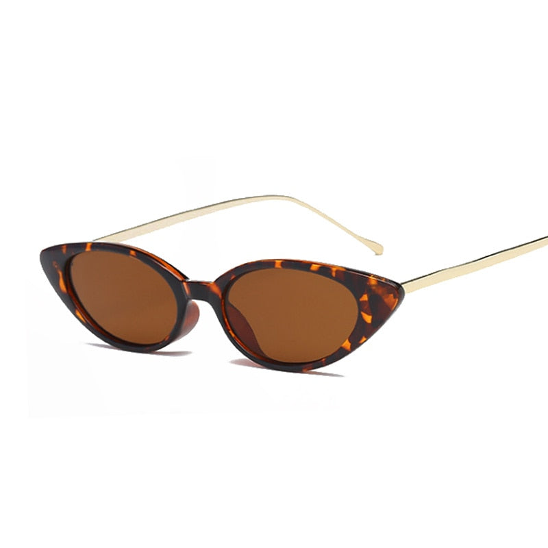 TEEK - Retro Point Vintage Sunglasses EYEGLASSES theteekdotcom LeopardBrown  