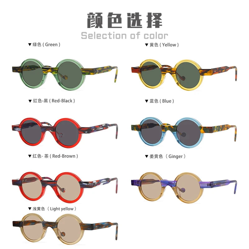 TEEK - Round Womens Colorblock Sunglasses EYEGLASSES theteekdotcom   