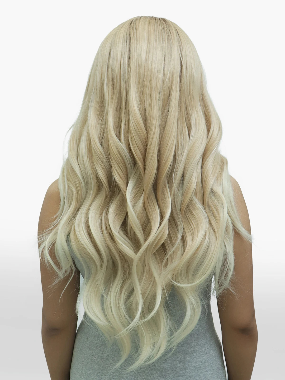 TEEK - Long Wig Highlight Honey Blond Lace Front Wig HAIR theteekdotcom N15-C240 26 Inches