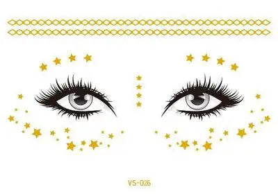 TEEK - Gold Face Waterproof Freckles Temporary Tattoos MAKEUP theteekdotcom TY828