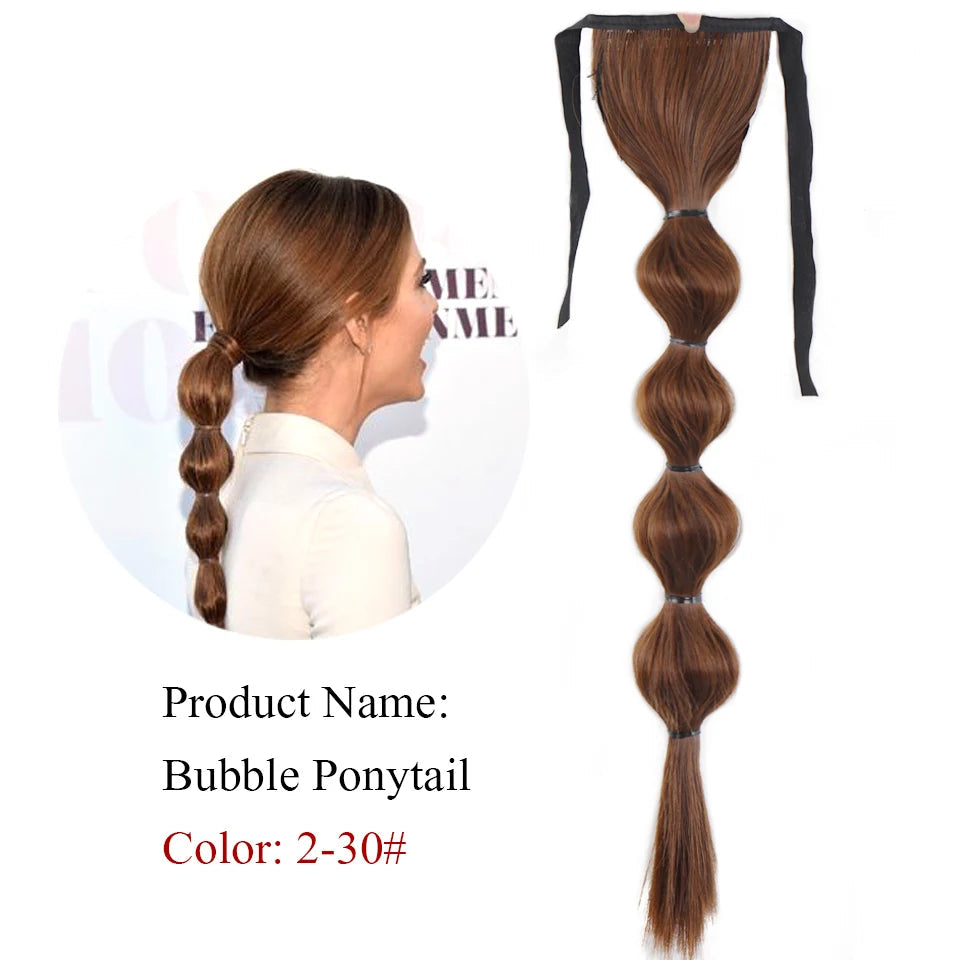 TEEK - Tie Long Ponytail Clip-In Hair Extensions HAIR theteekdotcom 137-2-30-paopao 60cm