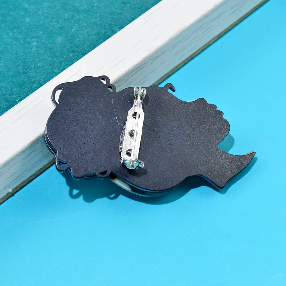 TEEK - Updo Beauty Sista Women Brooch JEWELRY theteekdotcom