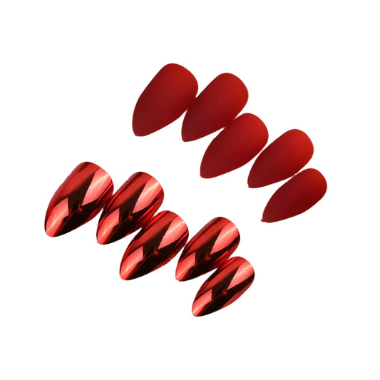 TEEK - 24pcs Shiny and Matte False Nails NAIL ART theteekdotcom   