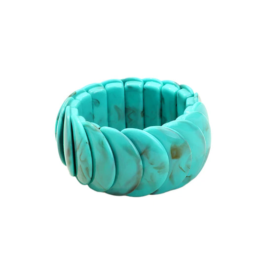 TEEK - Vintage Acrylic Wide Disc Bracelets Bangle JEWELRY theteekdotcom KR29-15  