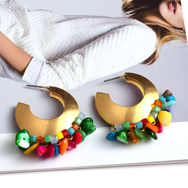 TEEK - Tid Bits of Color Earrings JEWELRY theteekdotcom Multicolor  