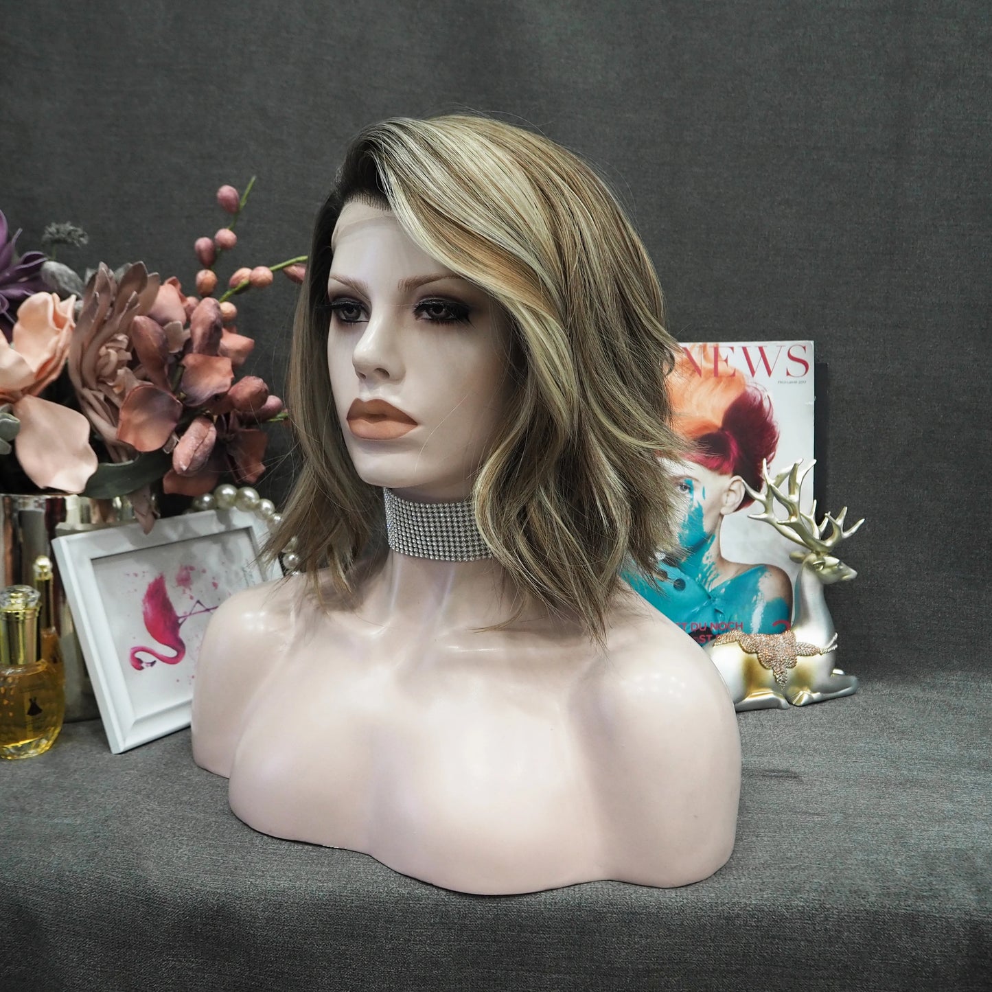 TEEK - Long Wig Highlight Honey Blond Lace Front Wig HAIR theteekdotcom S30-2112 26 Inches