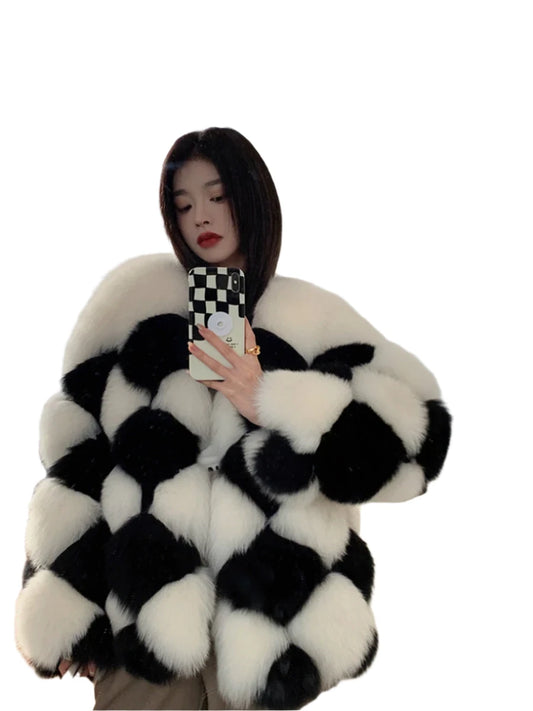 TEEK - Real Checkered Fluff Jacket JACKET theteekdotcom   