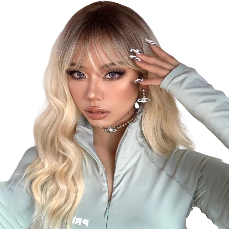 TEEK - Long Wavy Hair With N Without Bang Wig HAIR theteekdotcom 290 26in