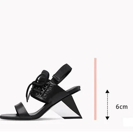 TEEK - Bowknot Easel Back Strap Wedge Sandals SHOES theteekdotcom   