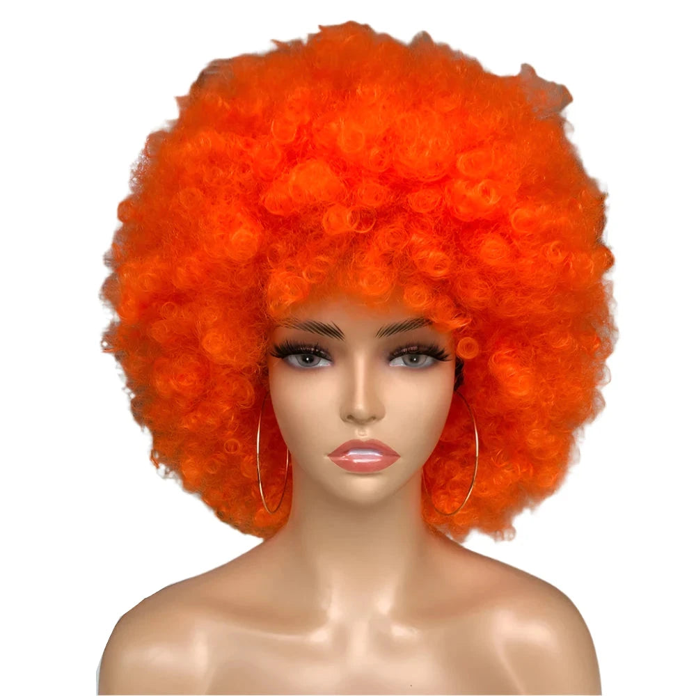 TEEK - Short Hair Afro Curly Wig HAIR theteekdotcom yellow 10inches 