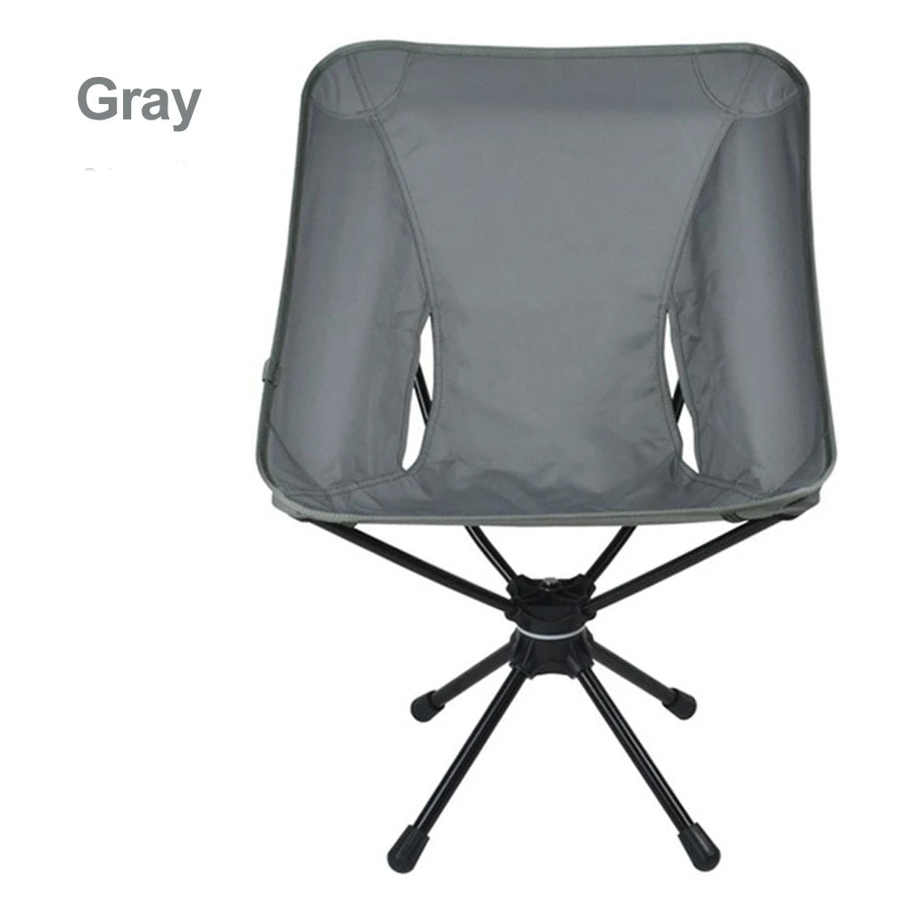 TEEK - Swivel Detachable Camping Folding Chair HOME DECOR theteekdotcom Gray  