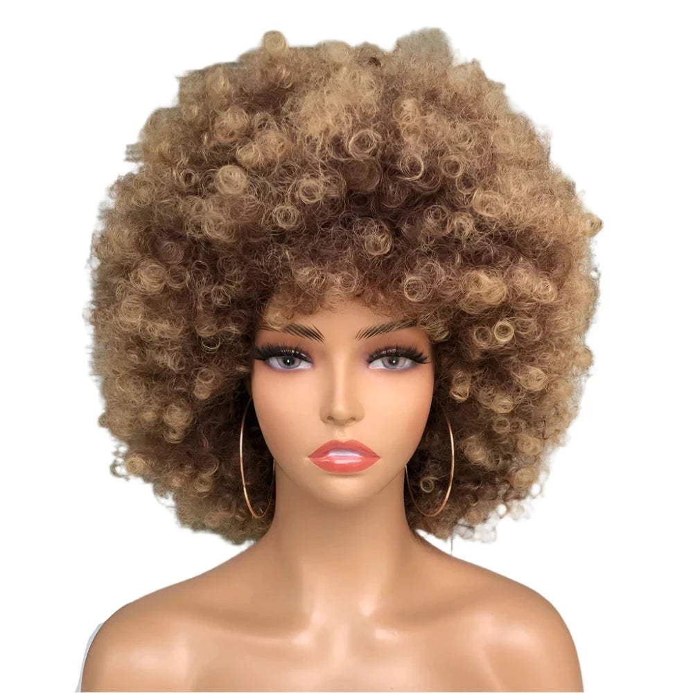 TEEK - Short Hair Afro Curly Wig HAIR theteekdotcom 33 27 10inches 