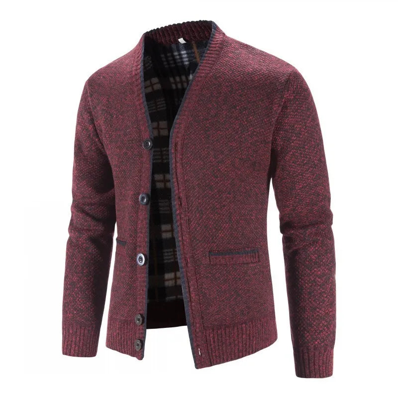 TEEK - Thicker Knitted Cardigan Sweater Coat COAT theteekdotcom red US XS | Tag M 
