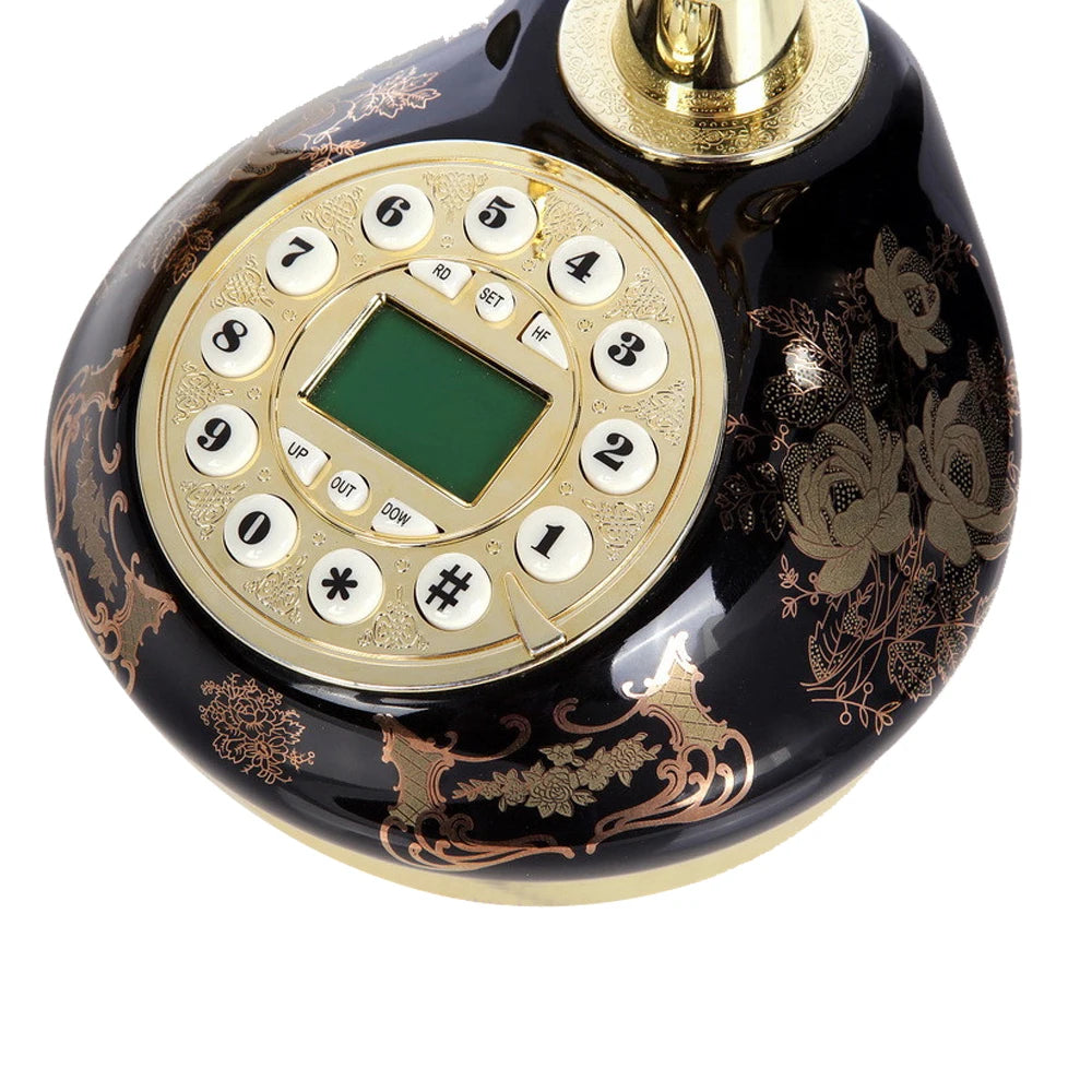 TEEK - Corded China Ceramic Antique Telephone HOME DECOR theteekdotcom