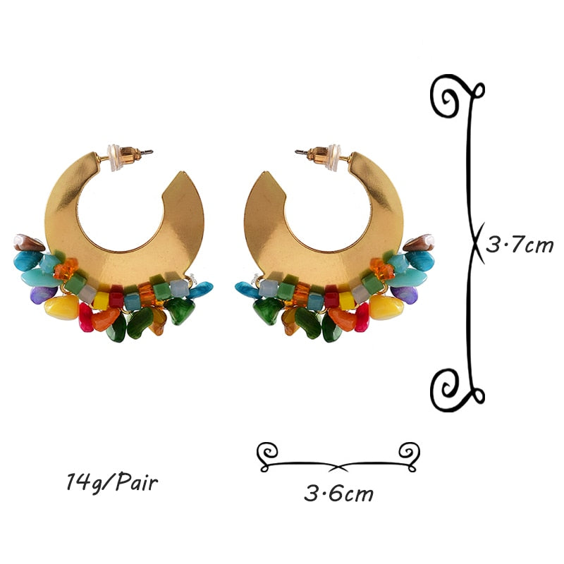 TEEK - Tid Bits of Color Earrings JEWELRY theteekdotcom   
