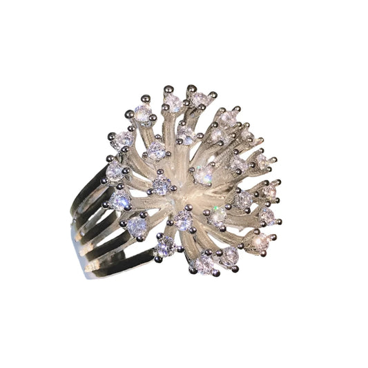 TEEK - Sterling Dandelion Ring JEWELRY theteekdotcom   