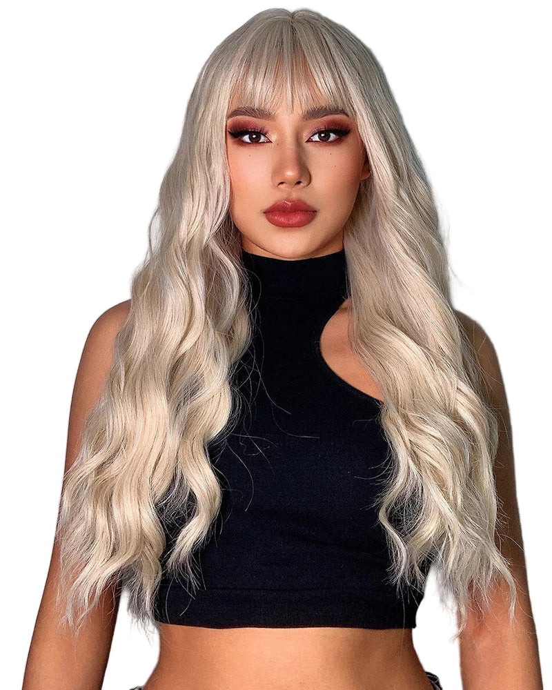 TEEK - Long Wavy Hair With N Without Bang Wig HAIR theteekdotcom 205-2 26in
