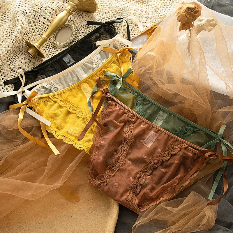 TEEK - Lace Bow Panties UNDERWEAR theteekdotcom