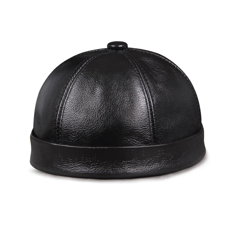 TEEK - Genuine Leather Watermelon Thin Beanie HAT theteekdotcom