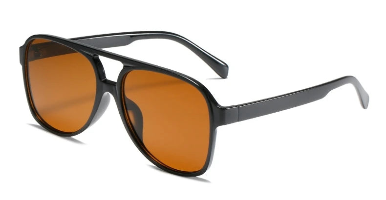 TEEK - Pilot Fox Sunglasses EYEGLASSES theteekdotcom Black Brown  