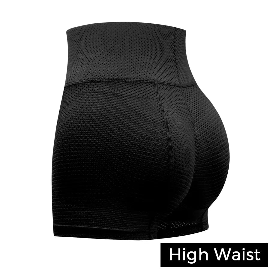 TEEK - Hip Tush Enhancer Padded Panties UNDERWEAR theteekdotcom High Waist-Black L 