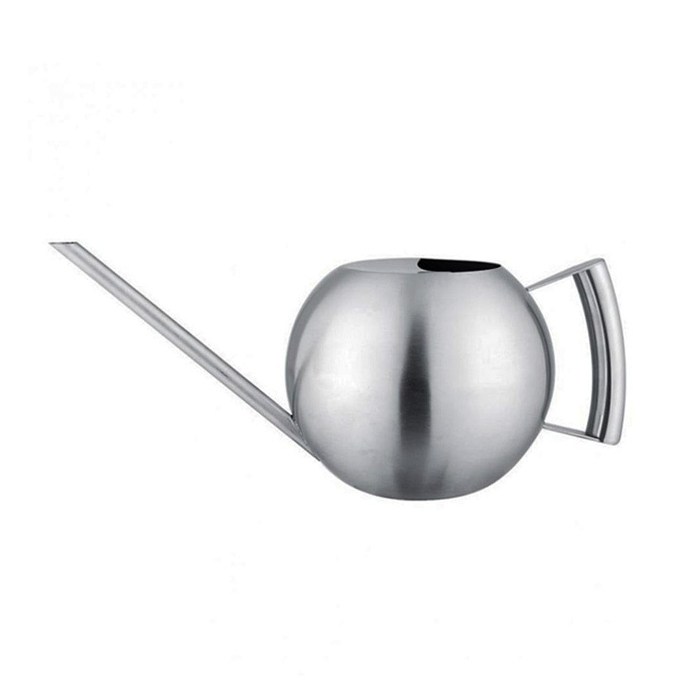 TEEK - 1L Stainless Steel Watering Watering Can HOME DECOR theteekdotcom Silver  