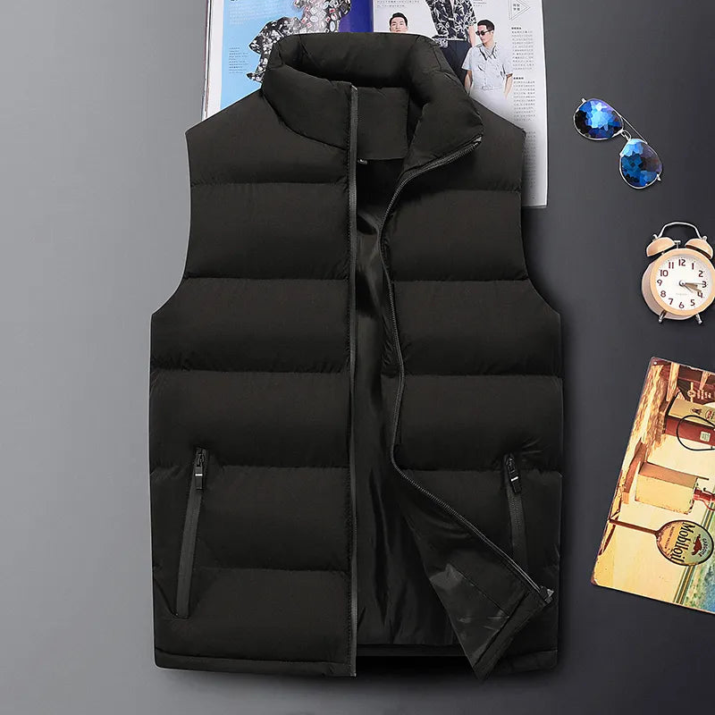 TEEK - Mens Ripple Puff Vest Jacket VEST theteekdotcom Black 2 M 