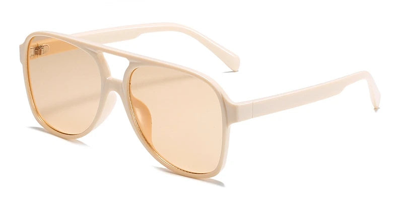 TEEK - Pilot Fox Sunglasses EYEGLASSES theteekdotcom Beige Tea  