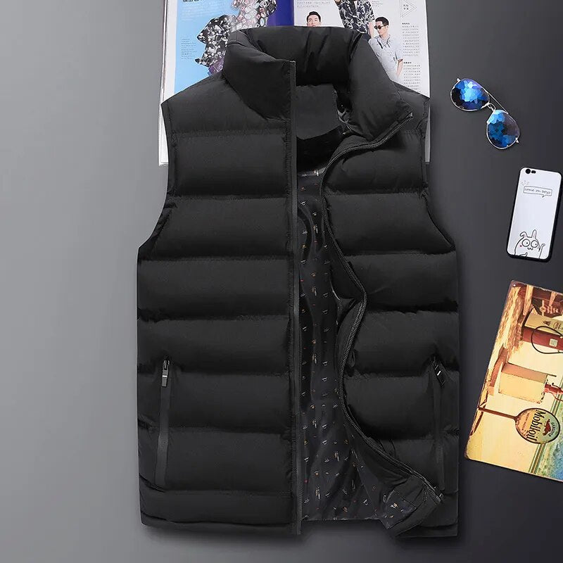 TEEK - Mens Ripple Puff Vest Jacket VEST theteekdotcom Black M 