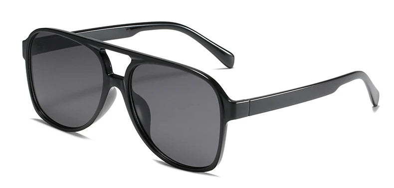 TEEK - Pilot Fox Sunglasses EYEGLASSES theteekdotcom Black Black  