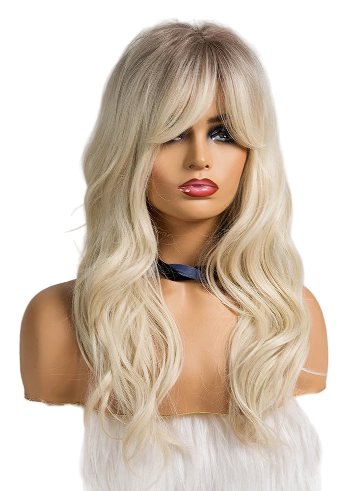 TEEK - Long Wavy Hair With N Without Bang Wig HAIR theteekdotcom 215 26in