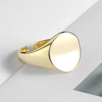 TEEK - Gold or Silver Color Minimalist Ring JEWELRY theteekdotcom W  