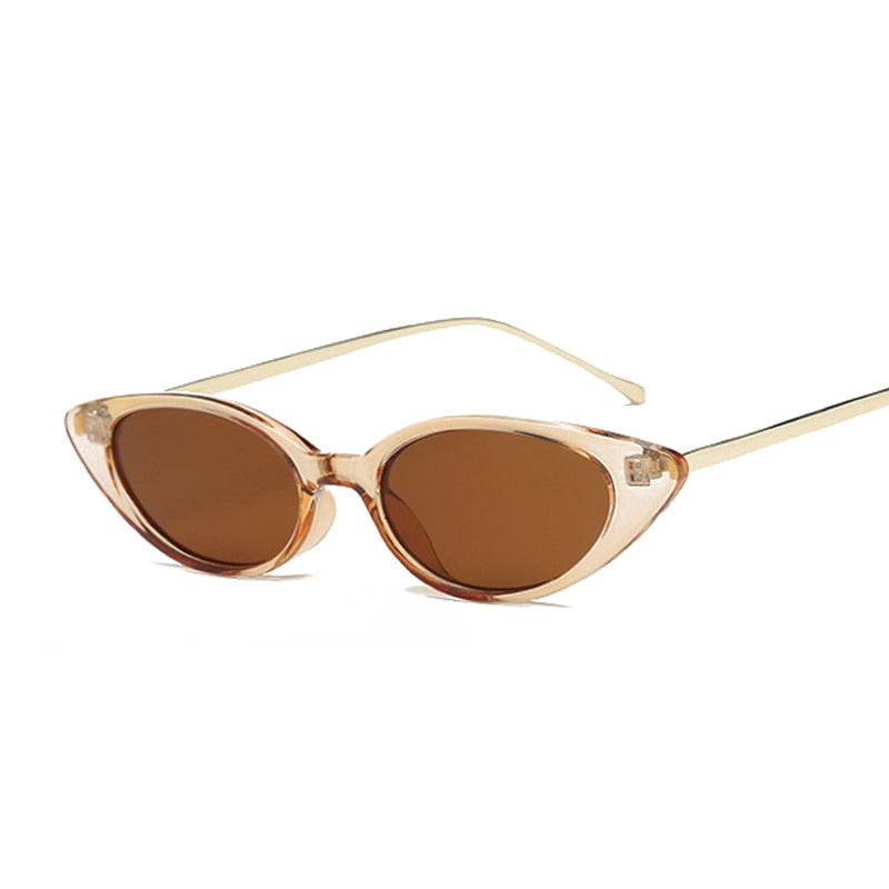 TEEK - Retro Point Vintage Sunglasses EYEGLASSES theteekdotcom Brown  