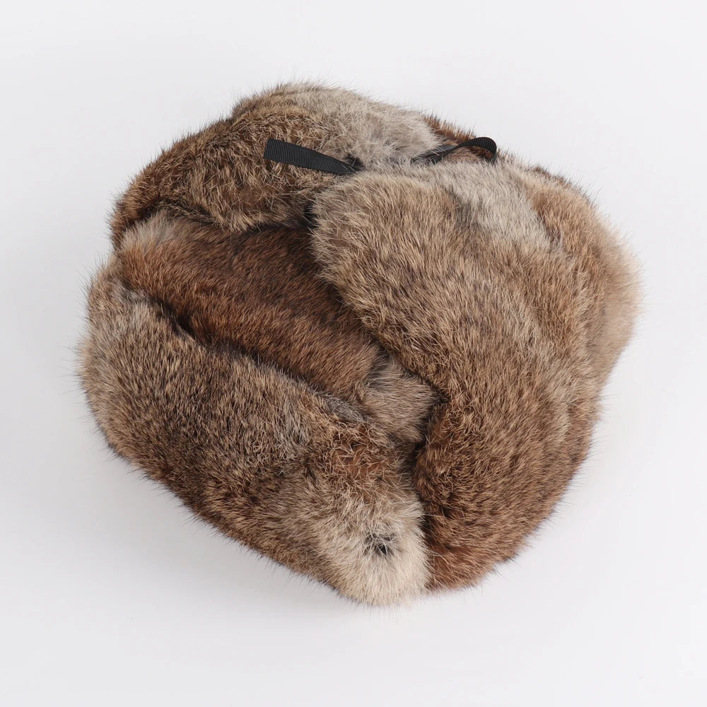 Soviet Rabbit Hat TEEK - Russian Rabbit Trapper Hats - TEEK