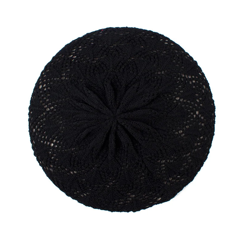 TEEK - Knit Beret Beanie Hat HAT theteekdotcom black  