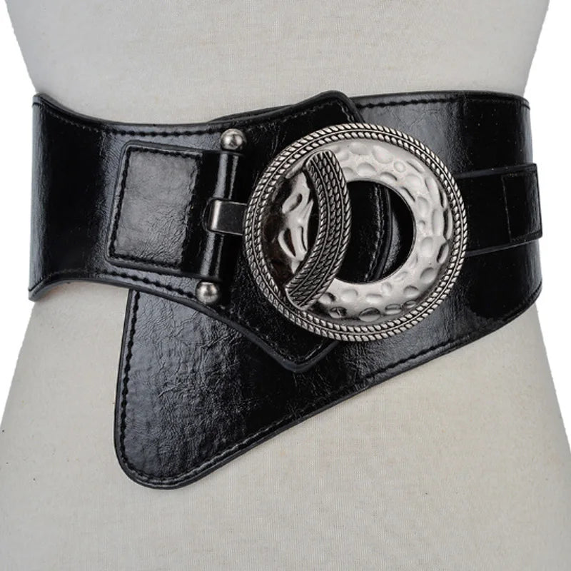 TEEK - Circle Buckle Stretch Belt BELT theteekdotcom black 37in 