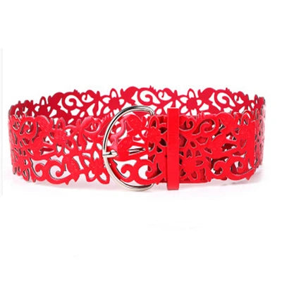 TEEK - Look of Lace Belt BELT theteekdotcom Red 105CM 