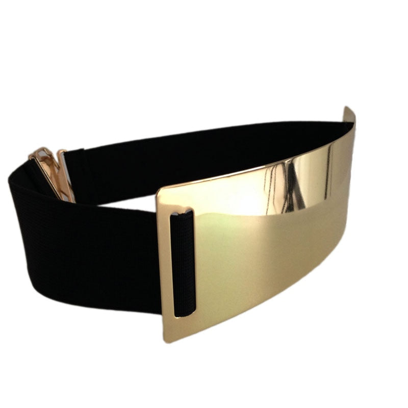 TEEK - Elastic Plated Belts BELT theteekdotcom 004 gold M 63cm to 80cm/24.8-31.5in 