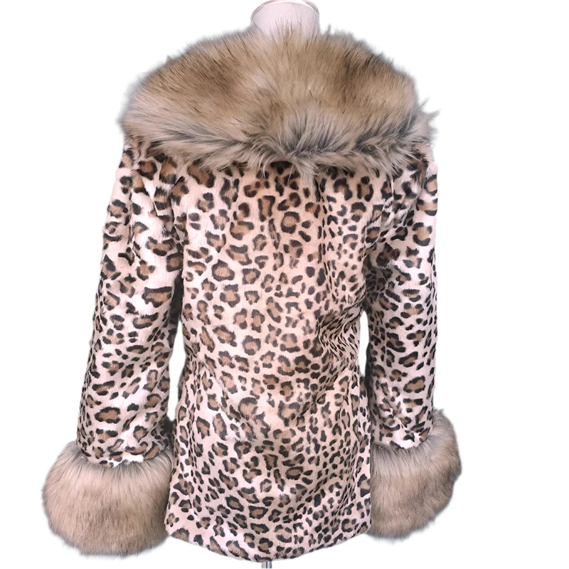 TEEK - Leopard Mink Raccoon Faux Fur Coats COAT theteekdotcom   