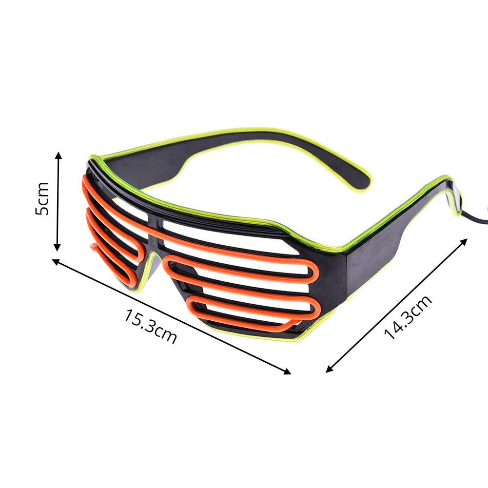 TEEK - LED Luminous Glowing Neon Glasses EYEGLASSES theteekdotcom   