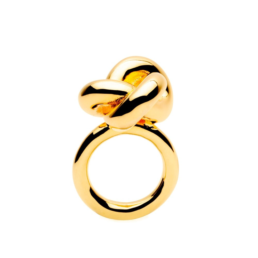TEEK - Infinity Knot Ring JEWELRY theteekdotcom Gold Color 6 