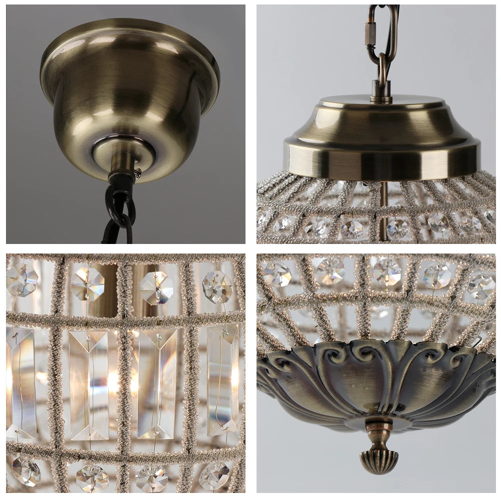 TEEK - Retro Vintage Royal Empire Ball Big Led Crystal Chandelier HOME DECOR theteekdotcom