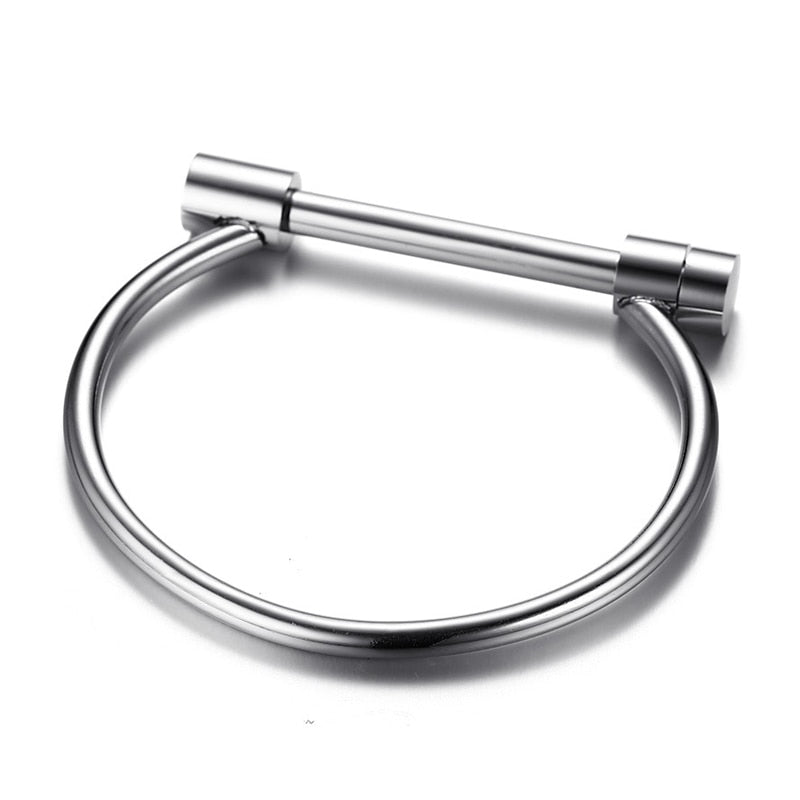 TEEK - Screw Pin Bracelet JEWELRY theteekdotcom Silver Color  