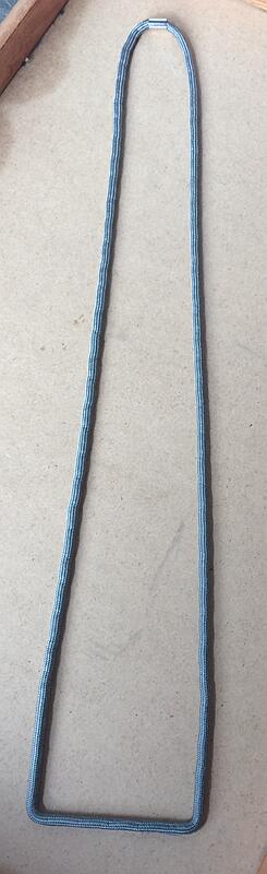 TEEK - Long Line Maze Necklace JEWELRY theteekdotcom gray 86cm 
