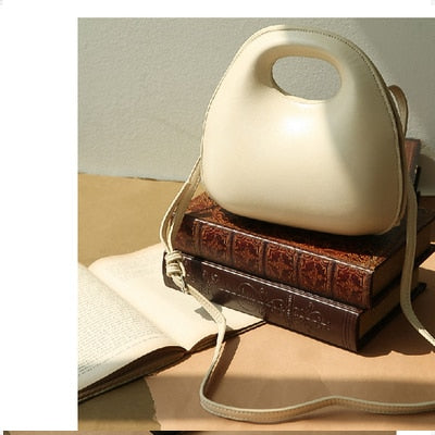 TEEK - Shell Molded Handbag BAG theteekdotcom white  