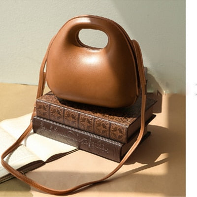 TEEK - Shell Molded Handbag BAG theteekdotcom caramel  